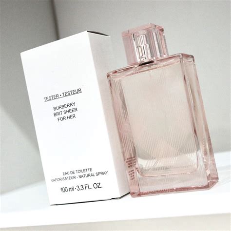 burberry brit sheer tester